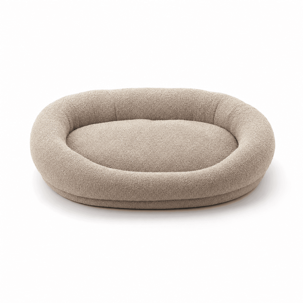 Cloud Lounger Bouclé Dog Bed